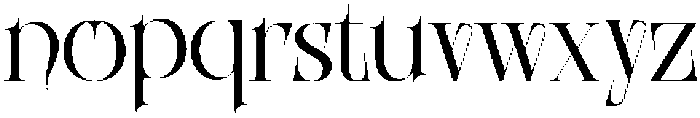 Luminara Regular ttf (400) Font LOWERCASE