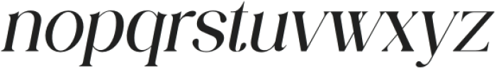 Luminary Serif Italic otf (400) Font LOWERCASE