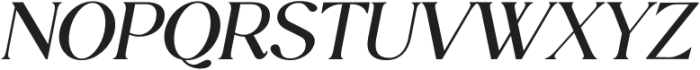 Luminary Serif Medium Italic otf (500) Font UPPERCASE