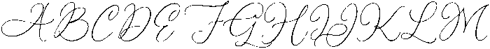 Luminary otf (400) Font UPPERCASE