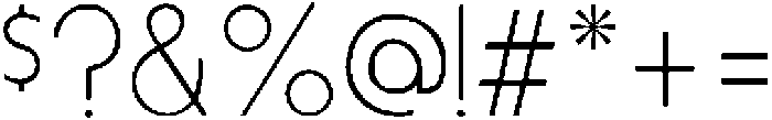 Luminex Regular otf (400) Font OTHER CHARS