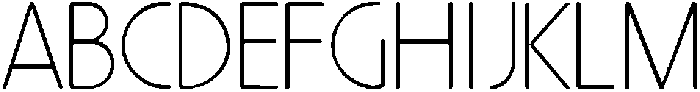 Luminex Regular otf (400) Font UPPERCASE