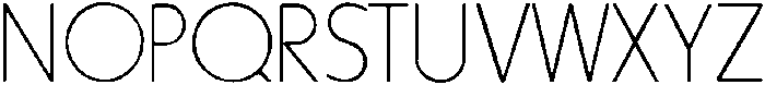 Luminex Regular otf (400) Font UPPERCASE
