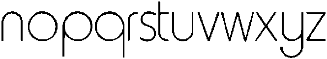 Luminex Regular otf (400) Font LOWERCASE