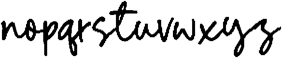 Luminous Polish otf (400) Font LOWERCASE