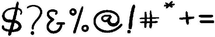 Luminous Regular otf (400) Font OTHER CHARS