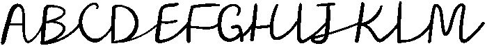 Luminous Regular otf (400) Font UPPERCASE