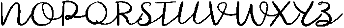 Luminous Regular otf (400) Font UPPERCASE