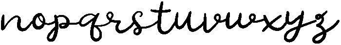 Luminous Regular otf (400) Font LOWERCASE
