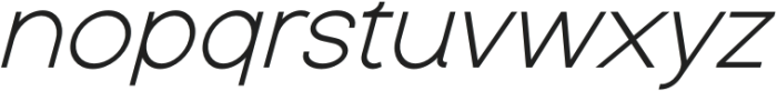 Luminova Italic otf (400) Font LOWERCASE