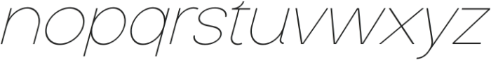 Luminova Light Italic otf (300) Font LOWERCASE