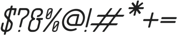 Lumphong Italic otf (400) Font OTHER CHARS