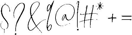 Lunabella Regular otf (400) Font OTHER CHARS