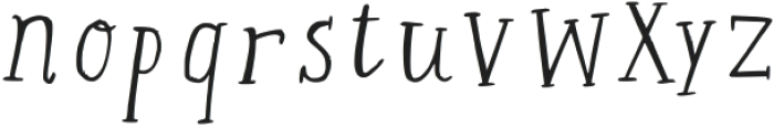 Lunar Eclipse Regular otf (400) Font LOWERCASE