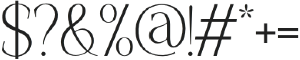 Lunar Type Extra Light otf (200) Font OTHER CHARS