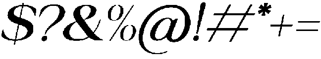 Lunara Sans Bold Italic otf (700) Font OTHER CHARS