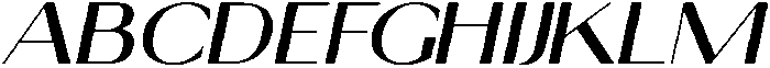 Lunara Sans Bold Italic otf (700) Font UPPERCASE
