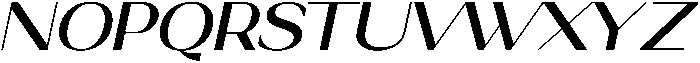 Lunara Sans Bold Italic otf (700) Font UPPERCASE