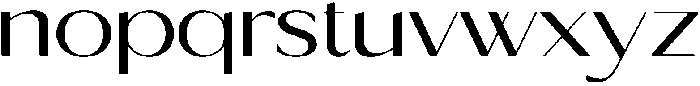 Lunara Sans Regular otf (400) Font LOWERCASE