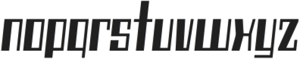 Lunardia Medium Italic otf (500) Font LOWERCASE