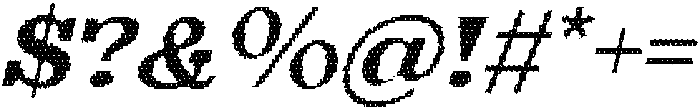 Lunavie Disco Italic otf (400) Font OTHER CHARS