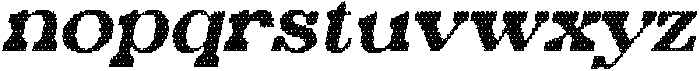 Lunavie Disco Italic otf (400) Font LOWERCASE