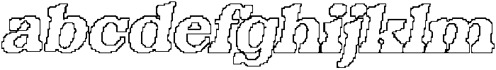 Lunavie Pixel Outline otf (400) FONT