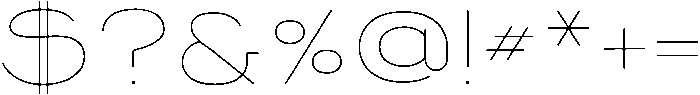 Lunchbox Light otf (300) Font OTHER CHARS
