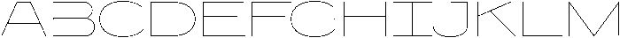 Lunchbox Light otf (300) Font UPPERCASE