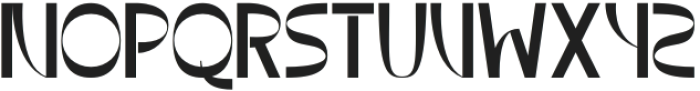 Lunetra Regular otf (400) Font UPPERCASE