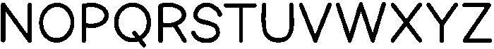 Luneva Sans Regular otf (400) Font UPPERCASE