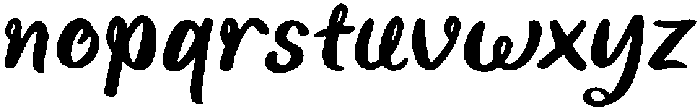 Lunyhop-Italic otf (400) Font LOWERCASE