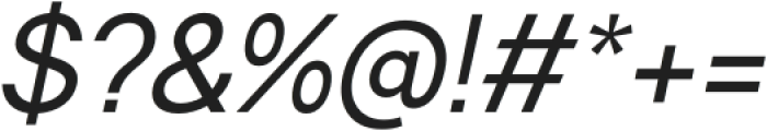 Lupina-Italic otf (400) Font OTHER CHARS