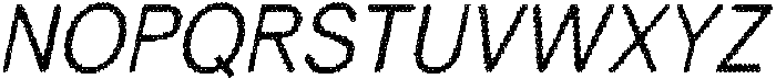 Lupina Rounded Disco Italic otf (400) Font UPPERCASE