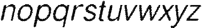 Lupina Rounded Disco Italic otf (400) Font LOWERCASE