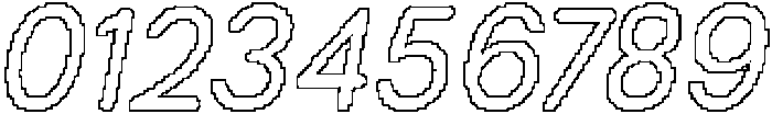 Lupina Rounded Pixel Outline otf (400) Font OTHER CHARS