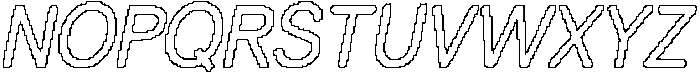 Lupina Rounded Pixel Outline otf (400) Font UPPERCASE