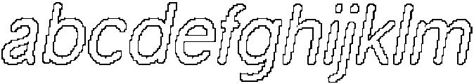 Lupina Rounded Pixel Outline otf (400) FONT