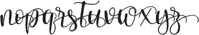 LupittaRoughSwsh otf (400) Font LOWERCASE