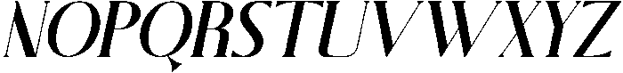 Lusaton Italic otf (400) Font UPPERCASE