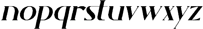 Lusaton Italic otf (400) Font LOWERCASE