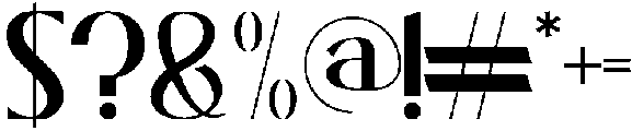 Lusaton otf (400) Font OTHER CHARS