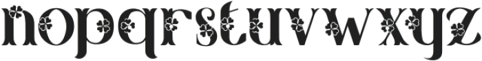 Lush Garden Three otf (400) Font LOWERCASE