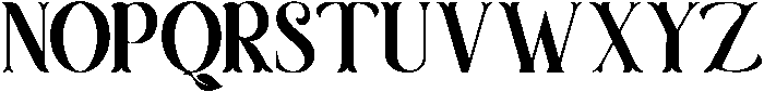 Lush Garden otf (400) Font UPPERCASE