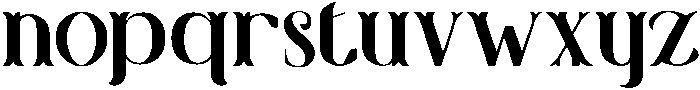 Lush Garden otf (400) Font LOWERCASE