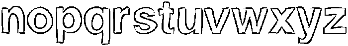 Lush Loops Medium otf (500) Font LOWERCASE