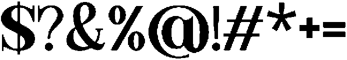 Lush Refinement Regular otf (400) Font OTHER CHARS