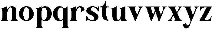 Lush Refinement Regular otf (400) Font LOWERCASE