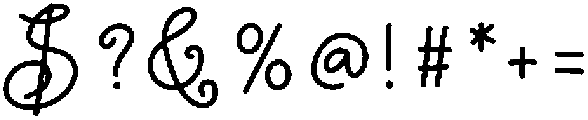 Lush Valentine Regular otf (400) Font OTHER CHARS