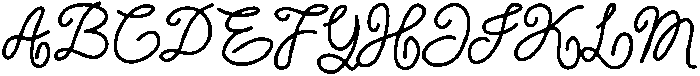 Lush Valentine Regular otf (400) Font UPPERCASE